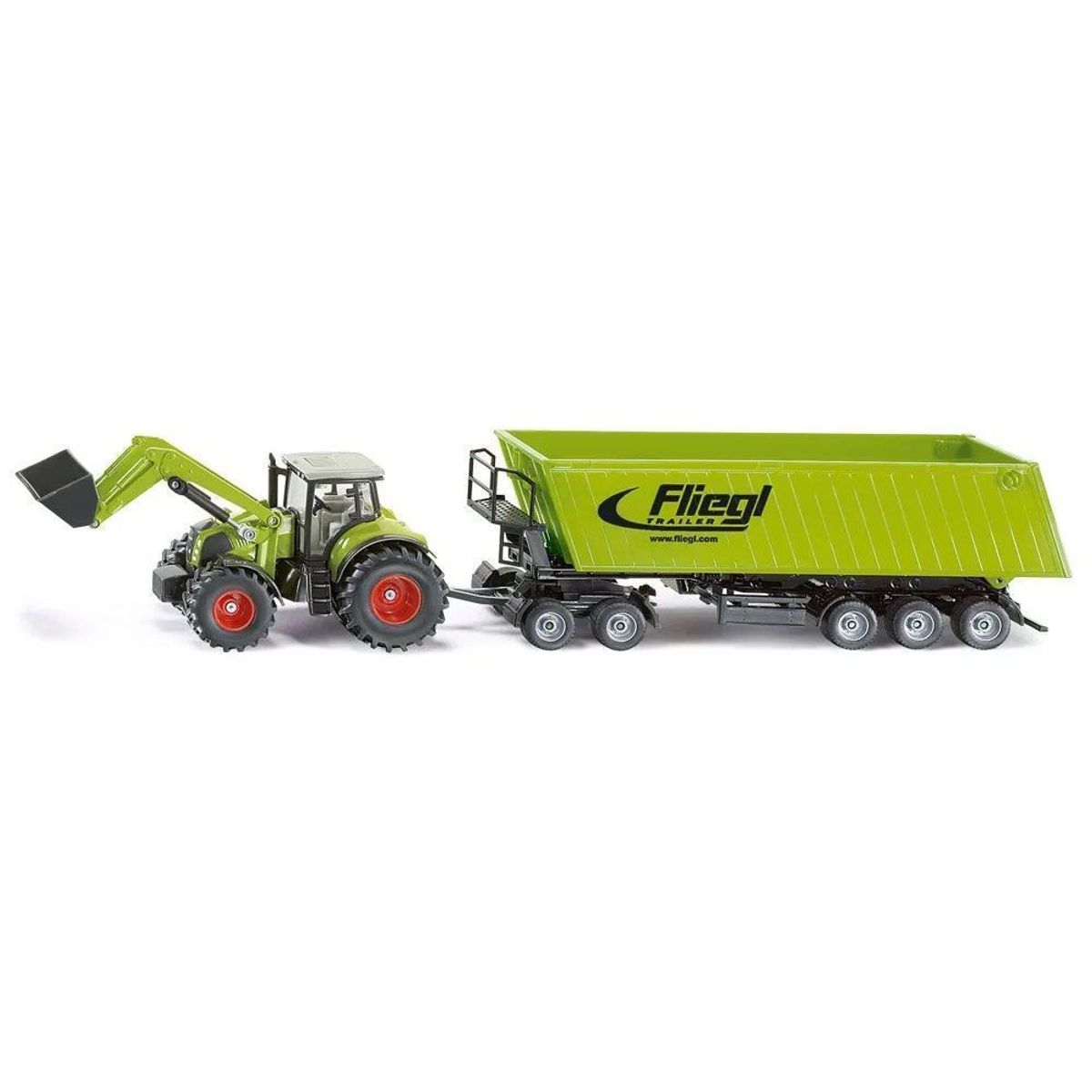 GENERICO - TRACTOR CLAAS AXION 850 CON PALA, QUINTA RUEDA Y COLOSO FLIEGL 1.50