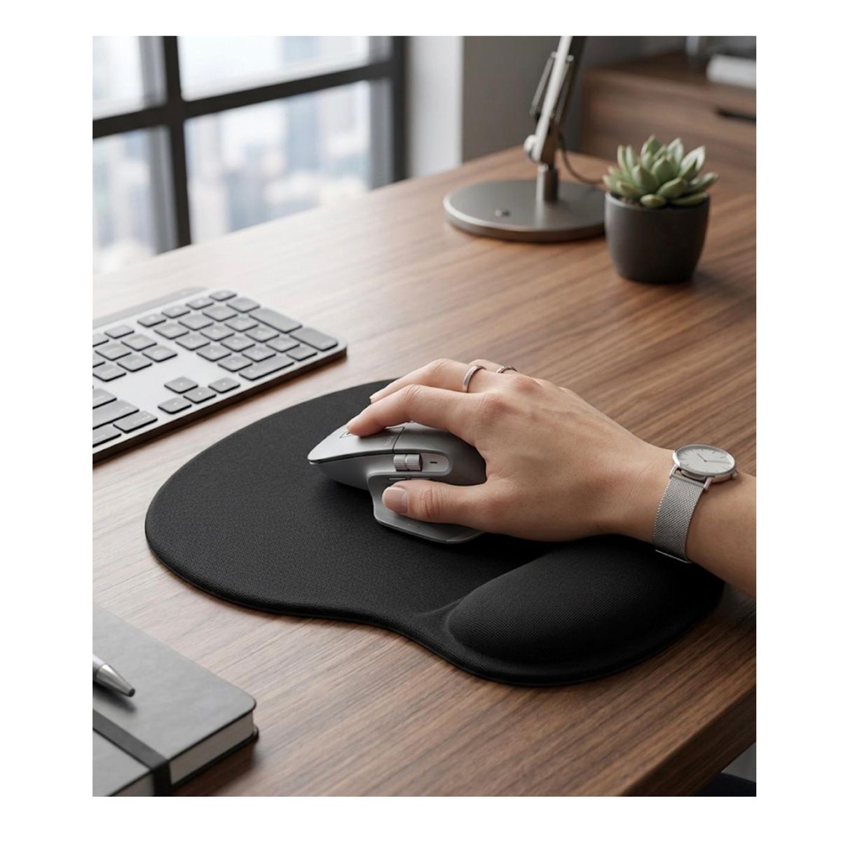 GENERICO - Mouse Pad Ergonomico con soporte Gel Para Muñeca