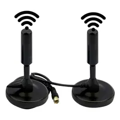 GENERICO - Antena Hd Tv Digital Full Hd Tv Abierta Aire Coaxial Intext