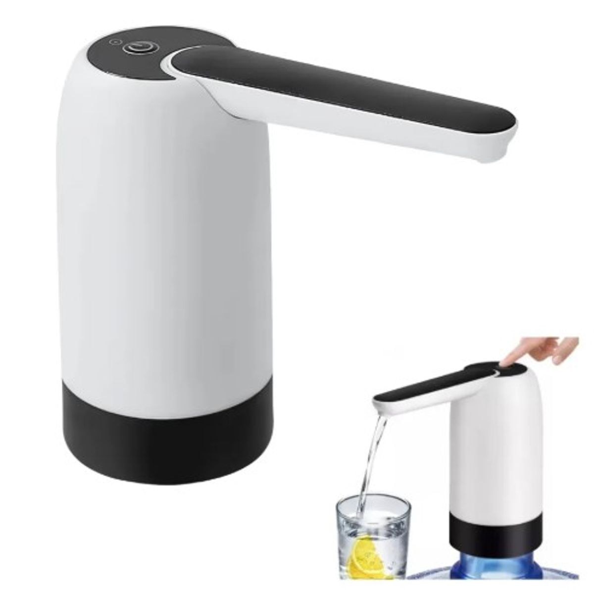 GENERICO - Dispensador Automático de Agua para Botellón Recargable USB Portátil