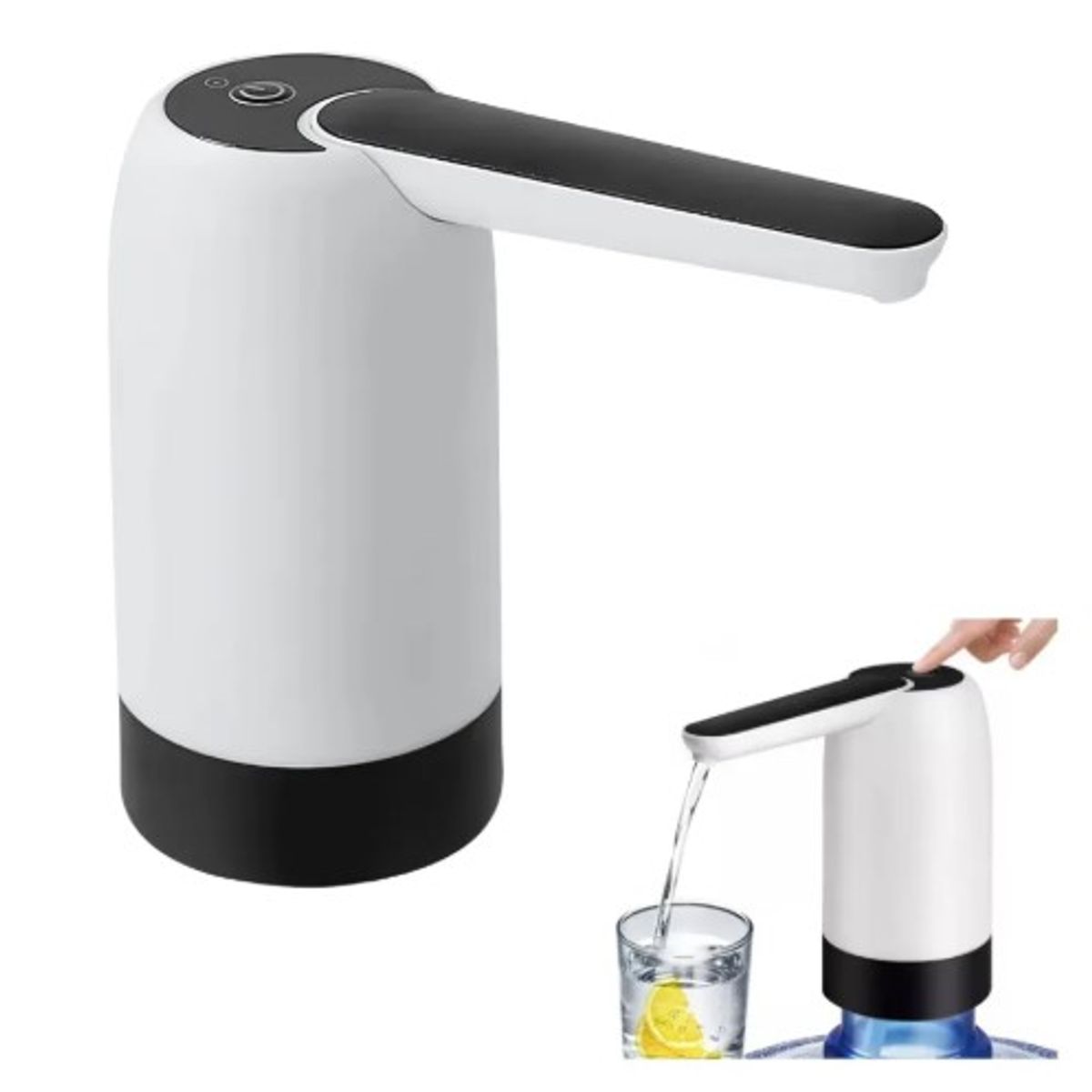 GENERICO - Dispensador Automático de Agua para Botellón Recargable USB Portátil