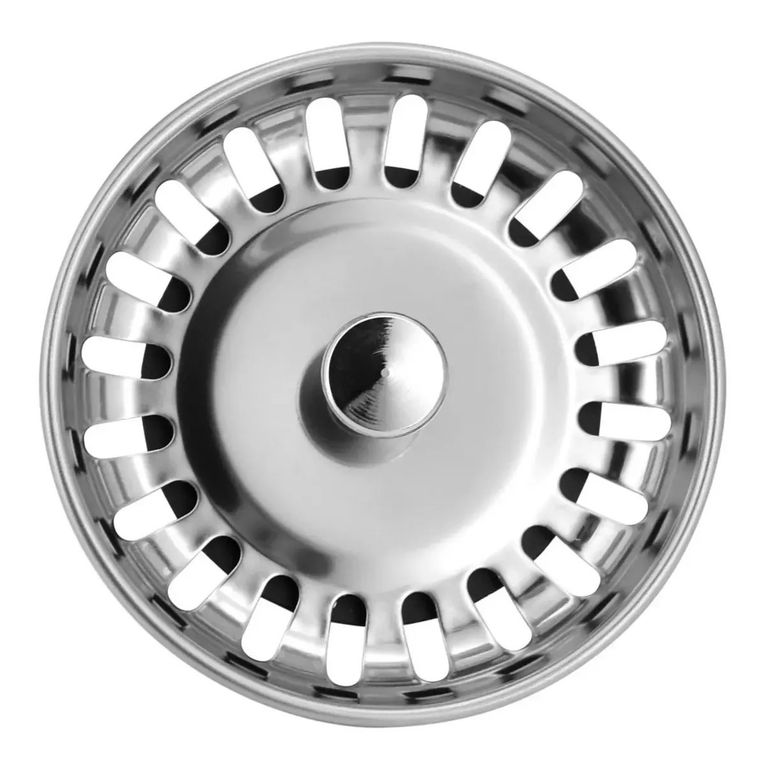 GENERICO Tapon Metalico Colador Lavaplatos Fregadero Plateado BELUG