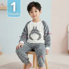 JUMP KIDS - Conjunto Buzo Polerón Frizado 2 Piezas Niño Bebe Corderito Liso White Bunny