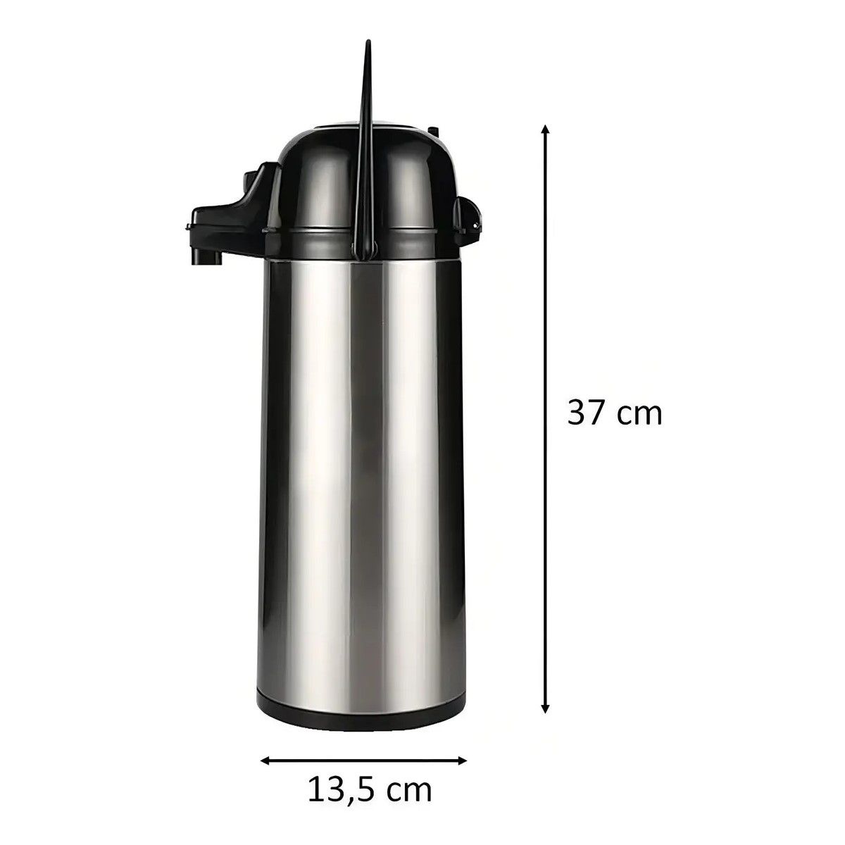 GENERICO - Termo Sifon 1.9lts Agua Caliente 12h Frío 24h Acero Vidrio BELUG