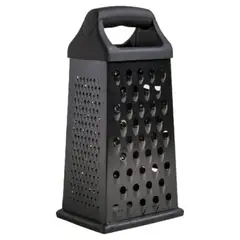 GENERICO - Rallador De Quesos Acero Inoxidable Negro 9pulgadas Moderno Negro BELUG