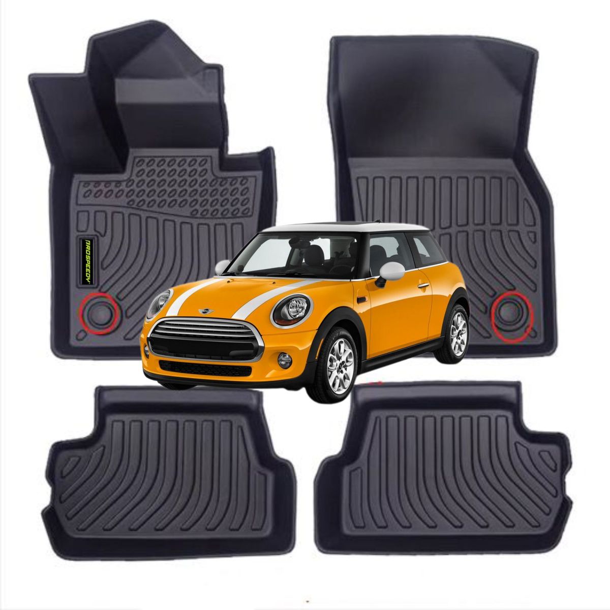 GENERICO - PISOS CALCE PERFECTO PROSPEEDY MINI COOPER 2014+ 2 PUERTAS