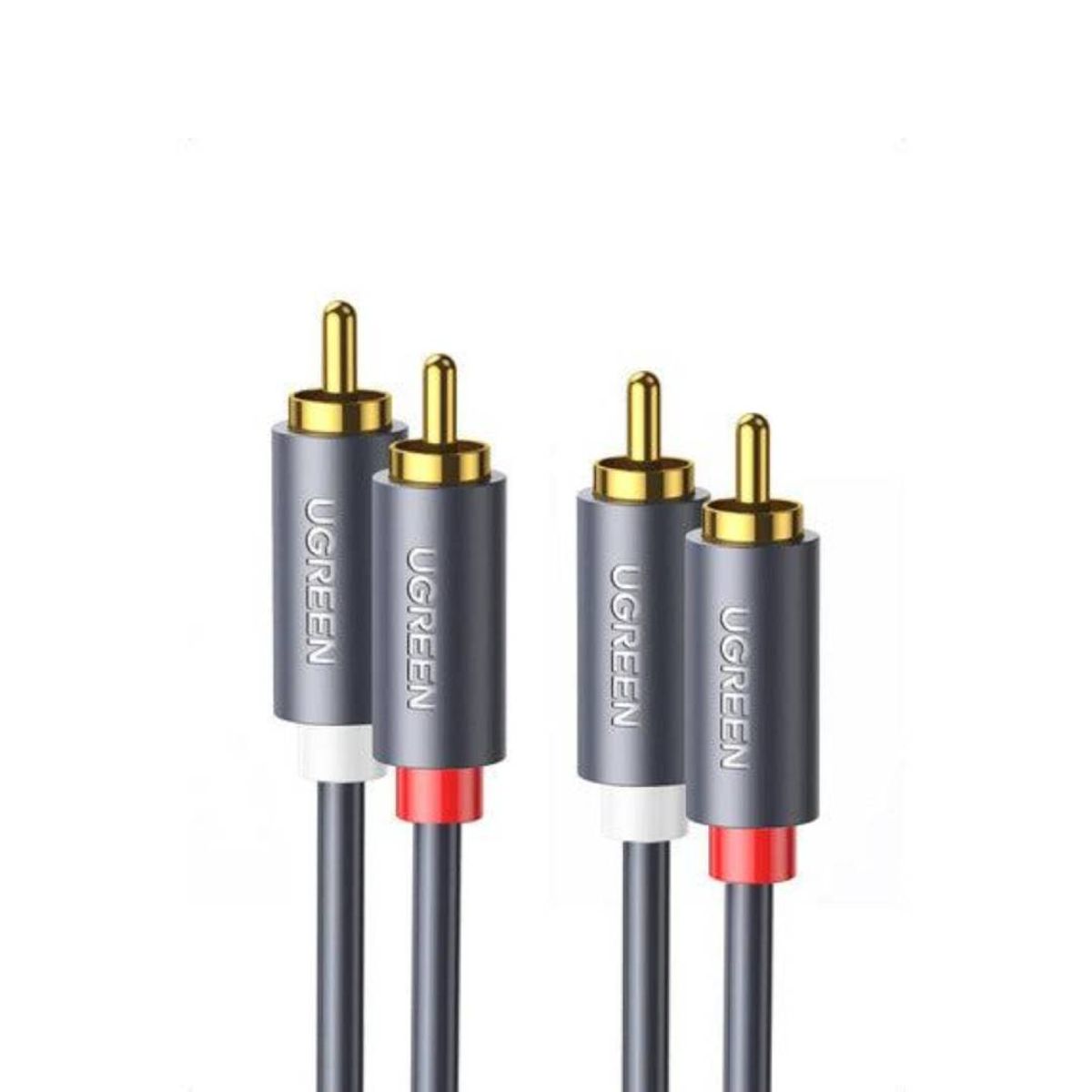 UGREEN - Cable Audio Ugreen 2RCA a 2RCA Macho-Macho 1.5M Negro