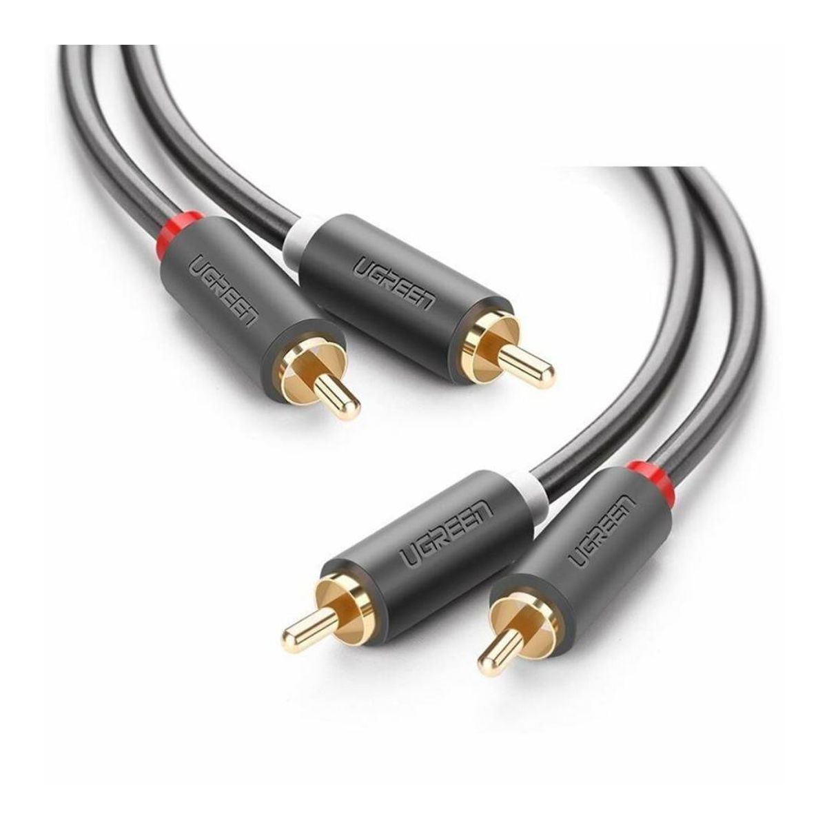 UGREEN - Cable Audio Ugreen 2RCA a 2RCA Macho-Macho 1.5M Negro