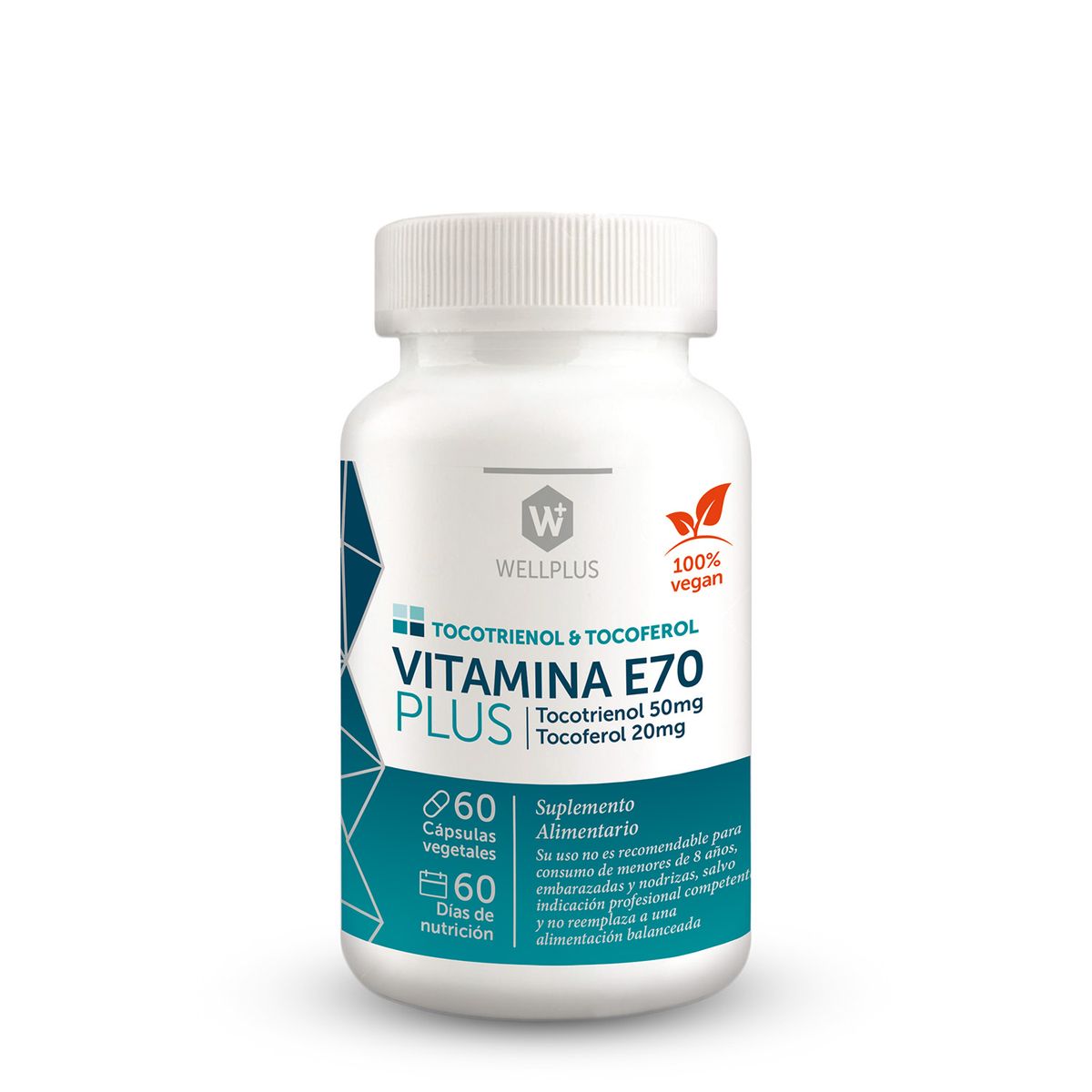 WELLPLUS - Vitamina E70 60 cápsulas WELLPLUS