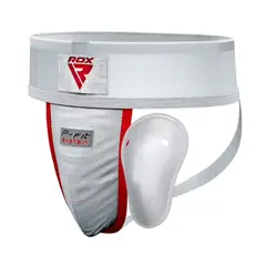 SDFIT - Protector Inguinal Supporter RDX Groin Guard White Plus Talla S - GGX-H1W-S+