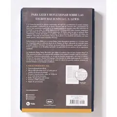 HARPERCOLLINS - RVR 1977 Biblia Reflexiones de C. S. Lewis, Interior a dos colores, Leathersoft, Azul marino