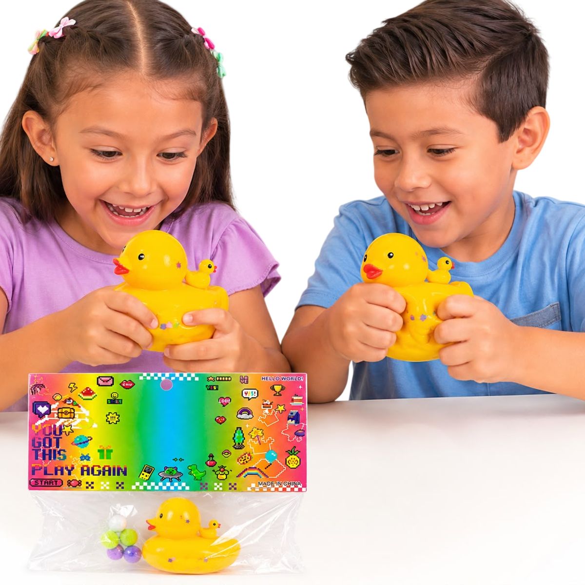 GENERICO - Squishy Juguete Antiestrés Patito Flexible