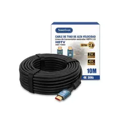 GENERICO - Cable HDMI 4K UHD Versión 2.0 - 10 Metros de Alta Velocidad
