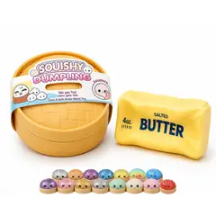 GENERICO - Bao squishy + Butter Squishy Viral Dumpling Sensorial al azar.