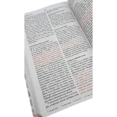 ORIGEN - Biblia Reina Valera 1960 letra grande, tamaño manual, tapa dura rosas rosadas