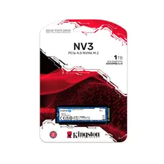 KINGSTON - Unidad NV3 SSD 1TB PCI-E 4.0 x4 NVMe M.2 2280 6000MB/S SNV3S/1000G