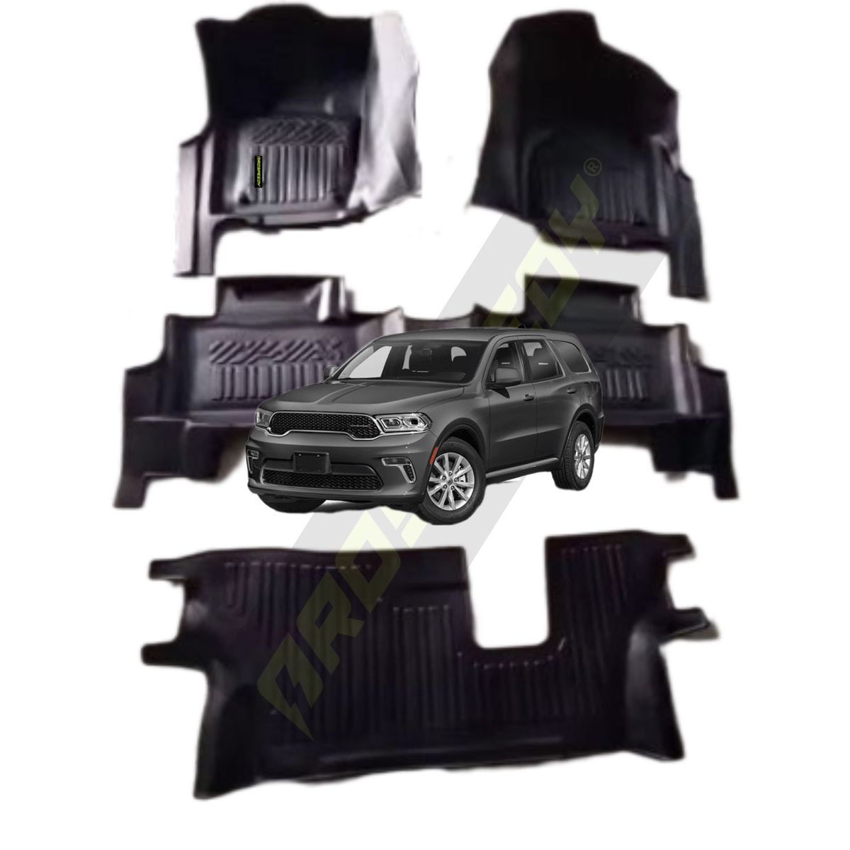 GENERICO - PISOS CALCE PERFECTO PROSPEEDY DODGE DURANGO 2022+ 4 PIEZAS
