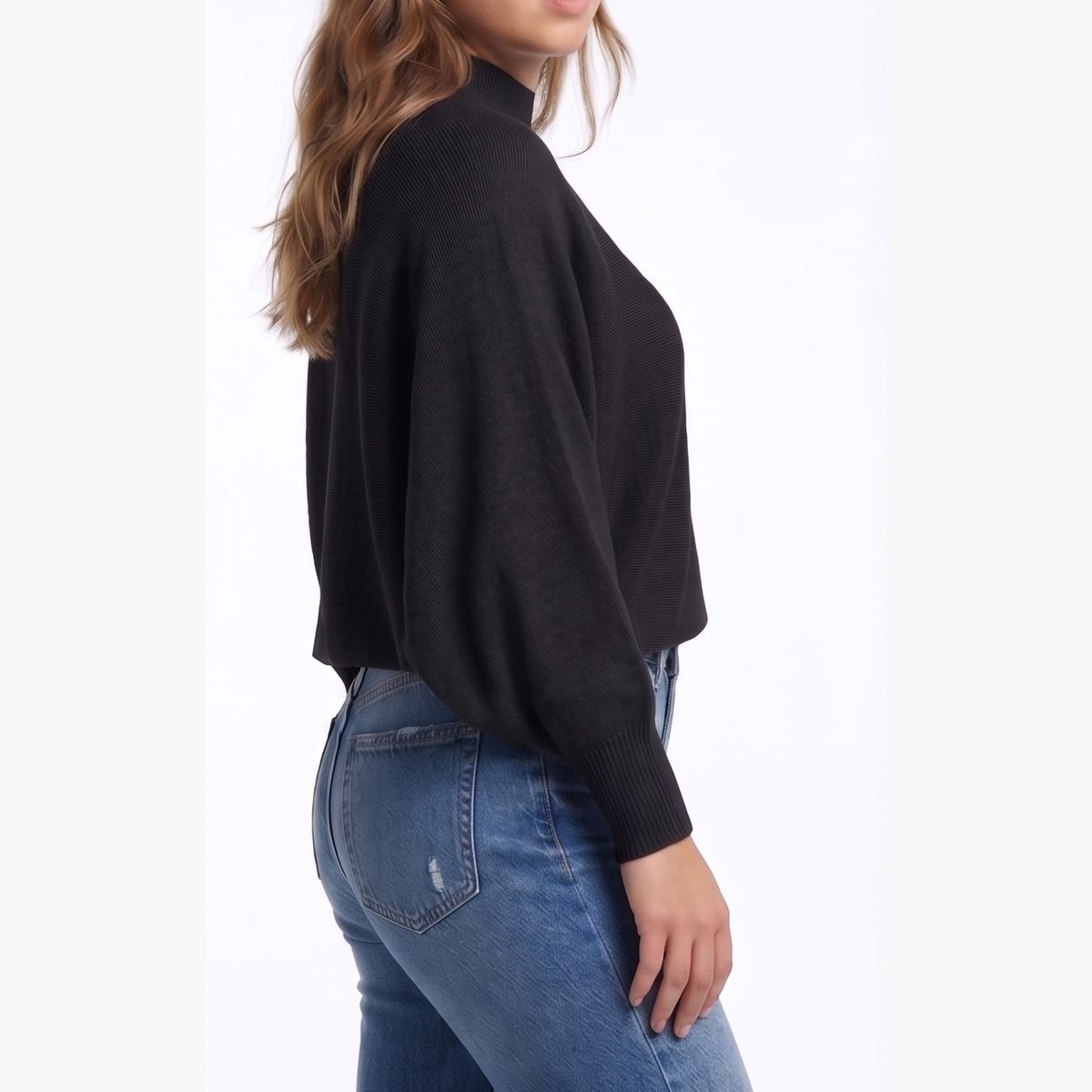 HIPSY SWIMWEAR - Sweater Pullover Mujer Manga globo colores