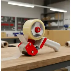GENERICO - Dispensador De Cinta Embalaje Rojo