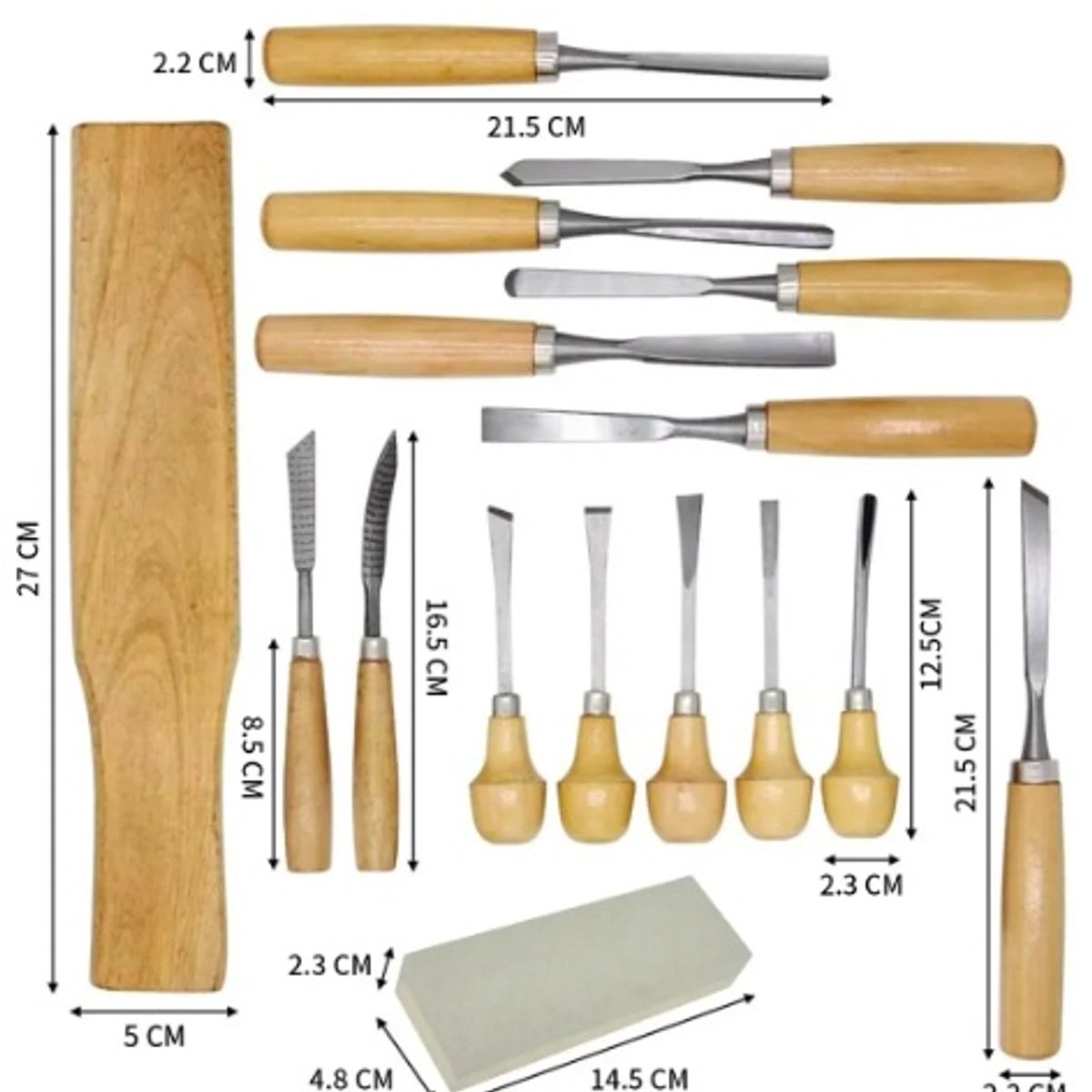 GENERICO - Kit De Cinceles Para Tallar Madera