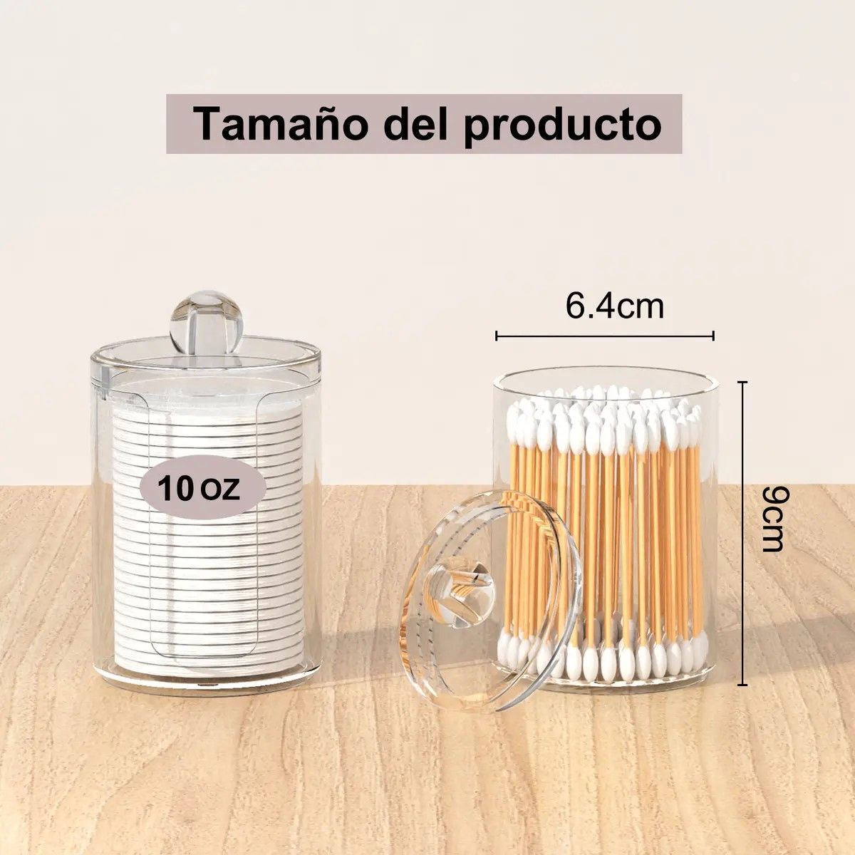 GENERICO - Organizador Acrilico De Maquillaje 4pzs Color Transparente BELUG