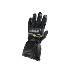 ATROX - GUANTE TORINO CUERO Y TEXTIL NEGRO INVIERNO