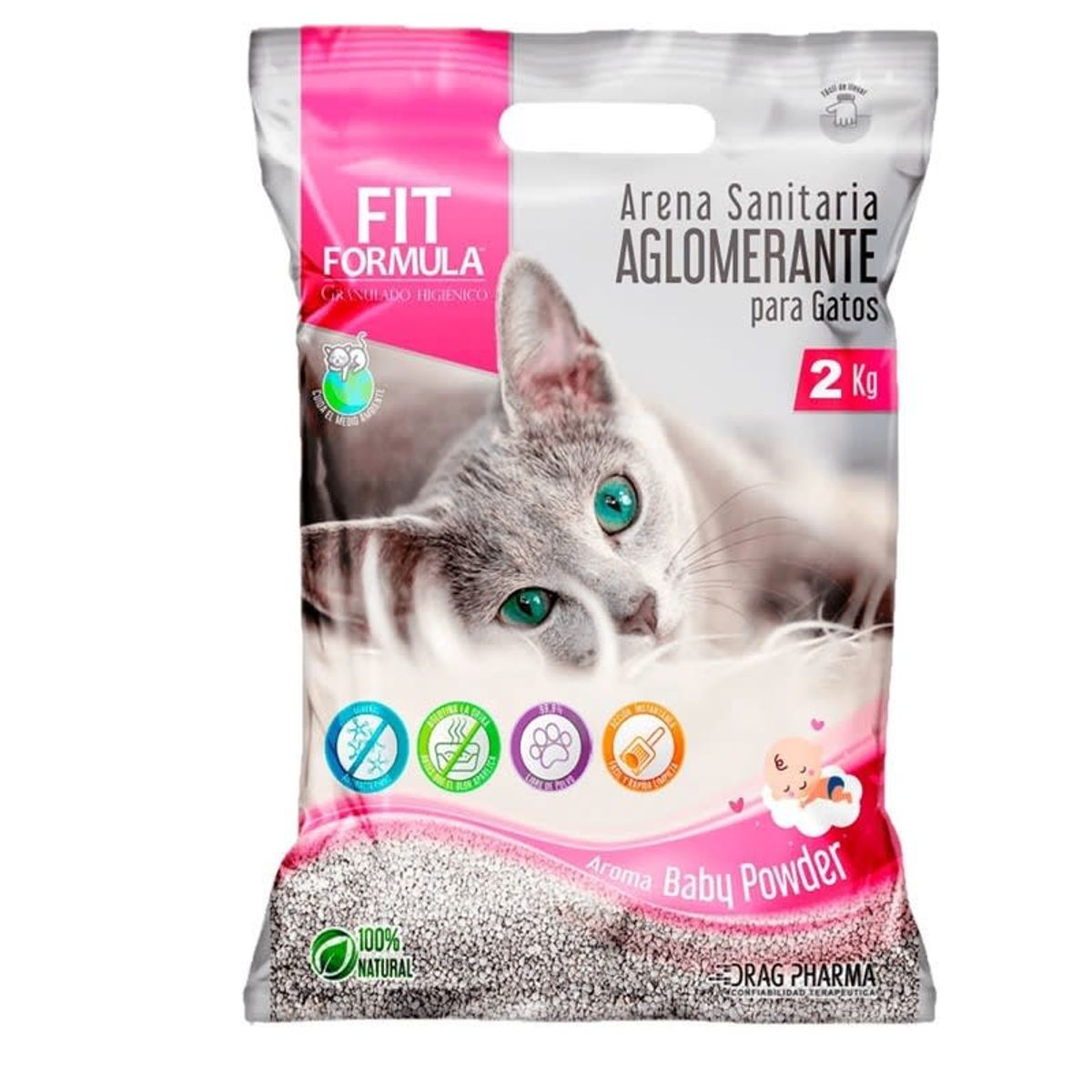 FIT FORMULA - ARENA FIT FORMULA AROMA TALCO BEBE 2 KG