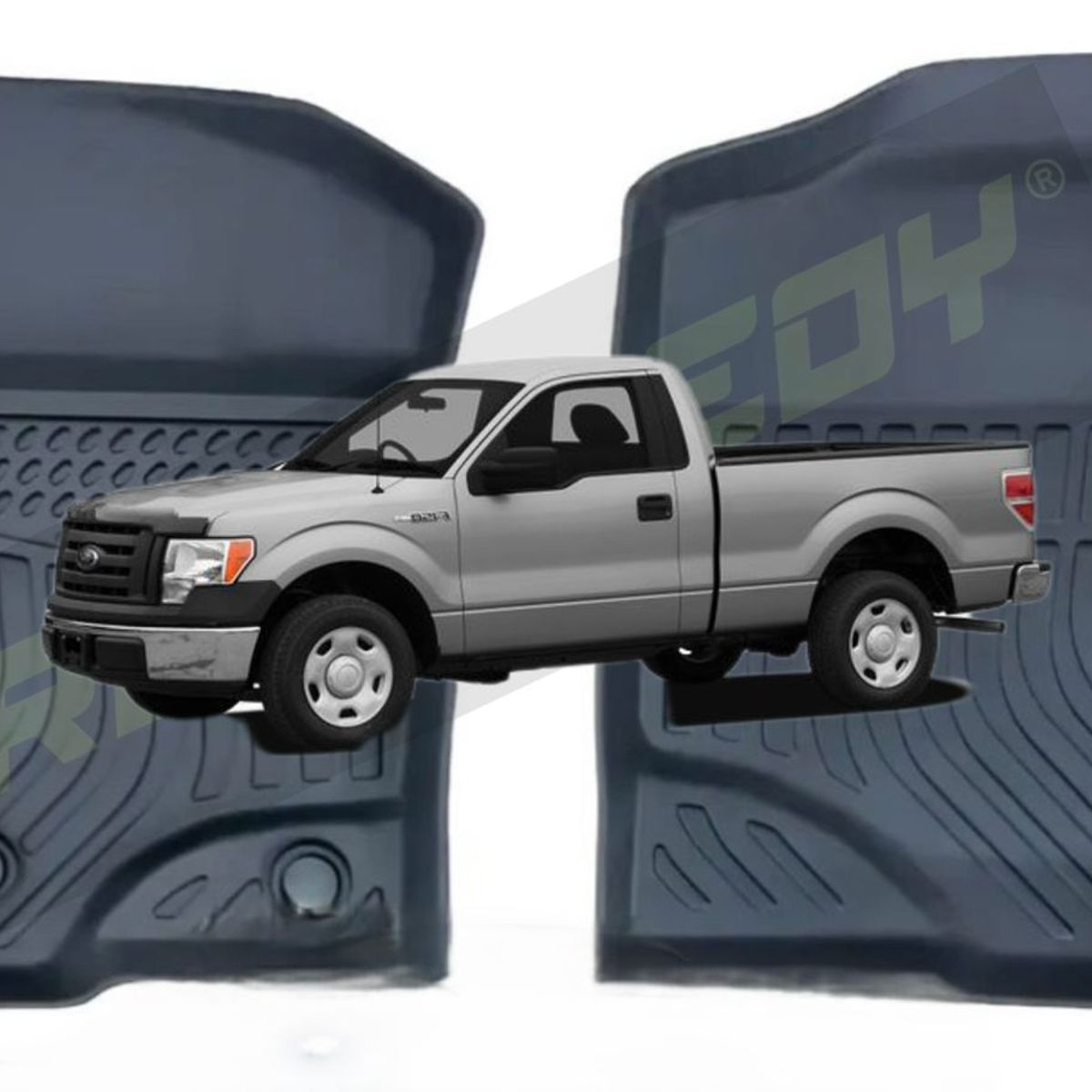 GENERICO - PISOS CALCE PERFECTO PROSPEEDY FORD F150 2011-2014 CABINA SIMPLE 2PIEZAS
