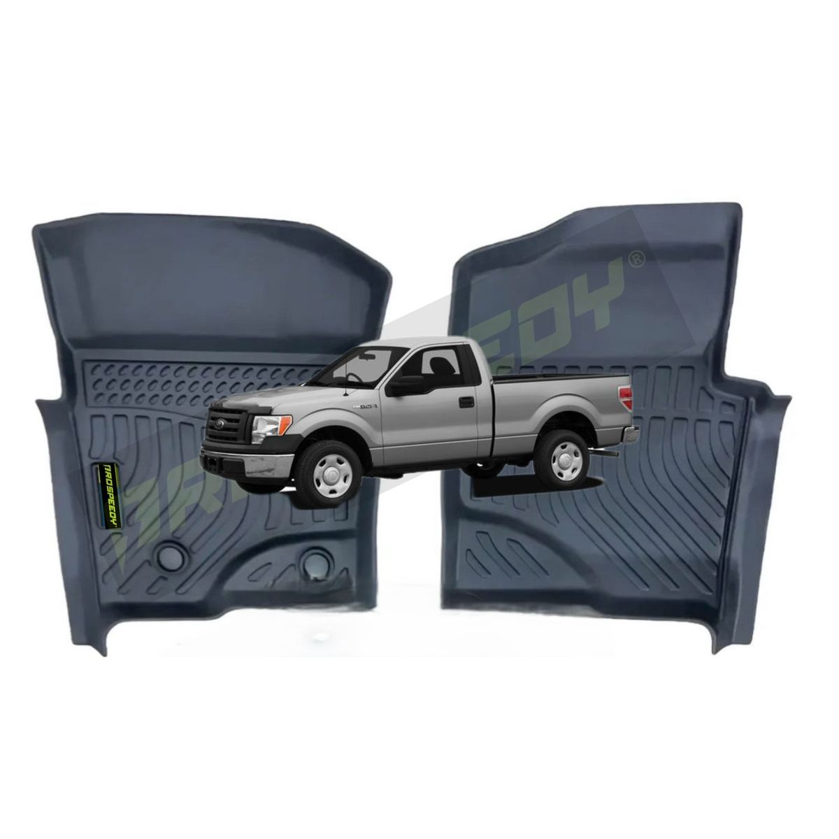 GENERICO - PISOS CALCE PERFECTO PROSPEEDY FORD F150 2011-2014 CABINA SIMPLE 2PIEZAS