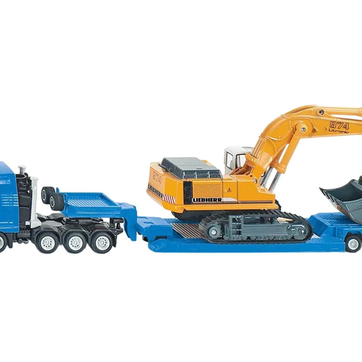 GENERICO - CAMION MAN TGA 10x6 CAMA BAJA CON EXCAVADORA LIEBHERR 974 1.87