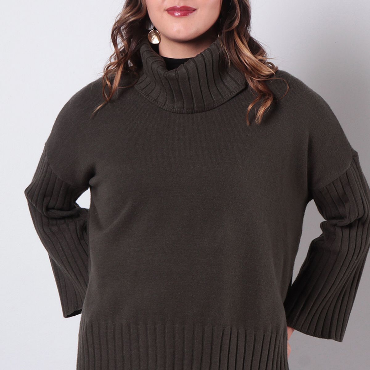 WADOS - SWEATER MANGA LARGA CUELLO ALTO