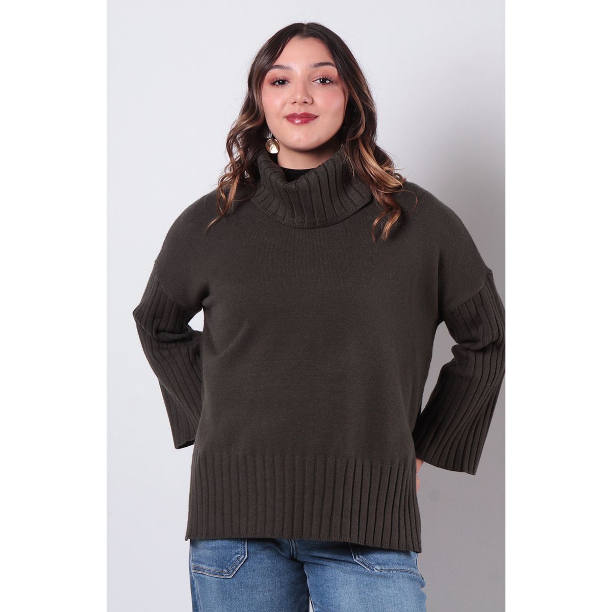WADOS - SWEATER MANGA LARGA CUELLO ALTO