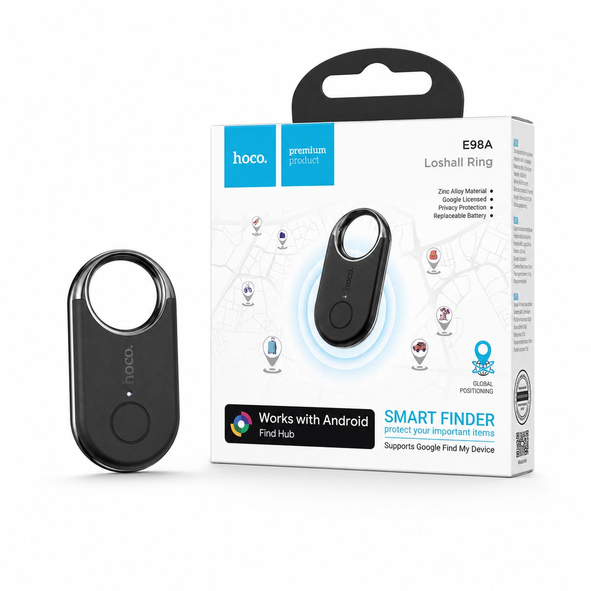 HOCO - Smart Tag Bluetooth Compatible Google Find My Device Android