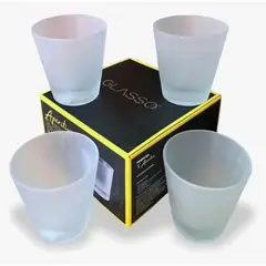 GENERICO - Set 4 Vasos Pisco Sour Vidrio
