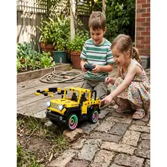 GENERICO - Auto A Control Remoto Para Armar Bloques Construccion 349 pz