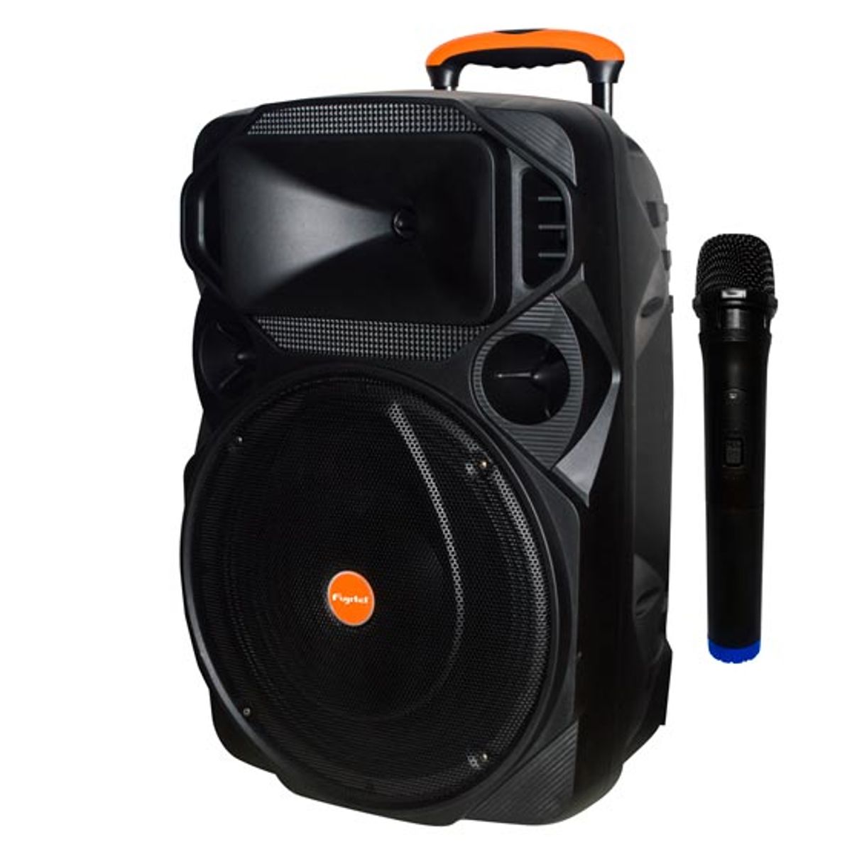 FUJITEL - PARLANTE INALAMBRICO  KARAOKE  12L BLUETOOTH microfono