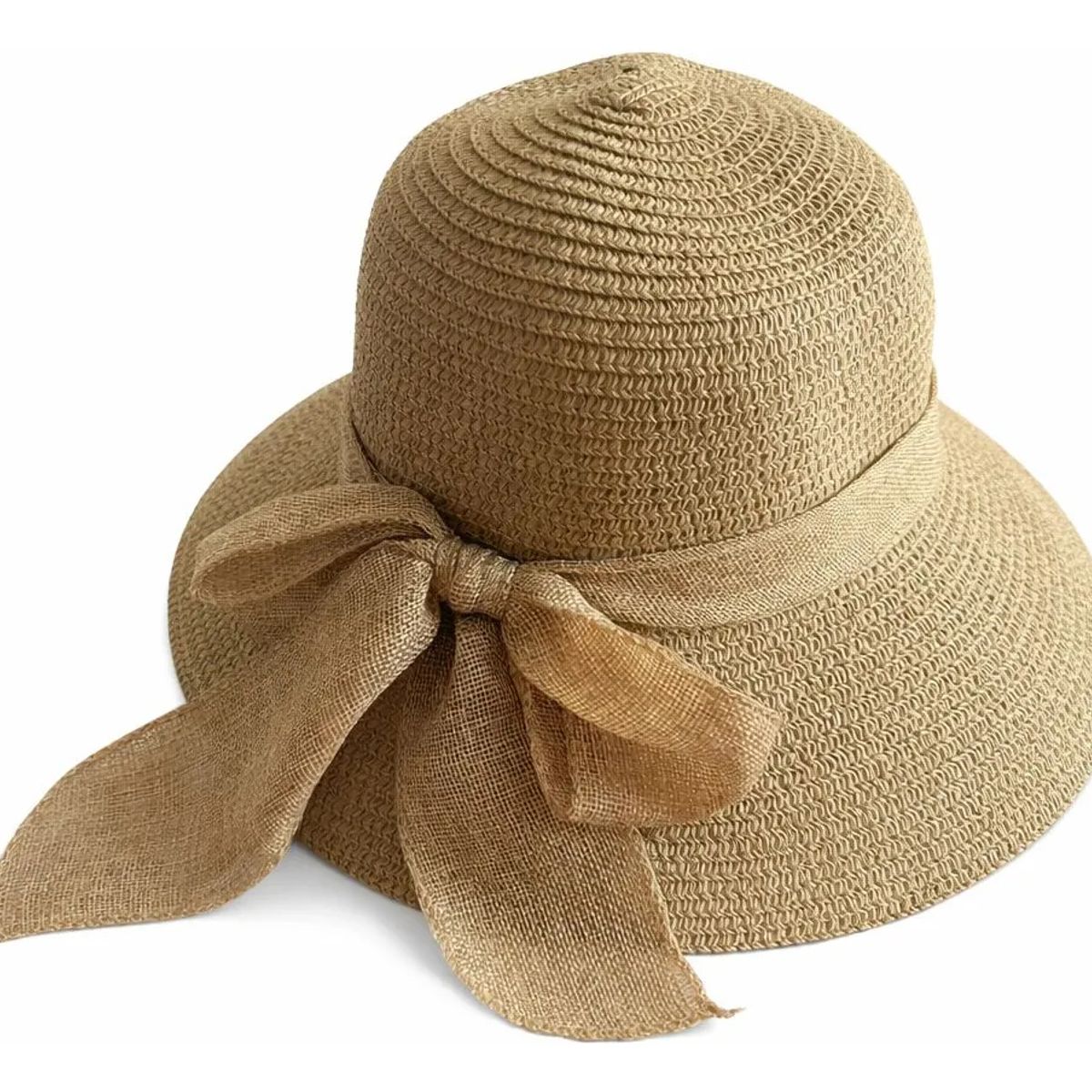 KUANGYE - Sombrero De Verano Playa Mujer Protección Solar Lazo