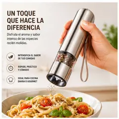 MOVI - Molinillo para Pimienta, Sal y Otras Especias
