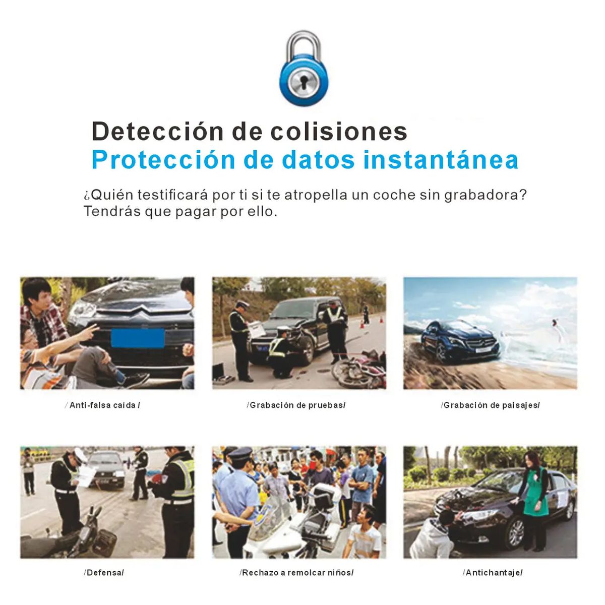 IRM - Camara Auto Espejo Retrovisor Frontal Retroceso Hd Grabadora Seguridad Con Pantalla FIGOIMPORT