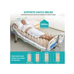 GENERICO - Colchón Antiescaras Eléctrico de 1 Plaza Con Motor magicstore