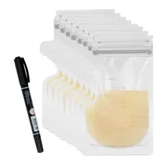 ATURE - Pack 200 Bolsas Para Almacenar Leche Materna 250ml