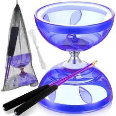 KUANGYE - Cyclone Diabolo Toy Diabo Para Deportes Al Aire Libre Morado
