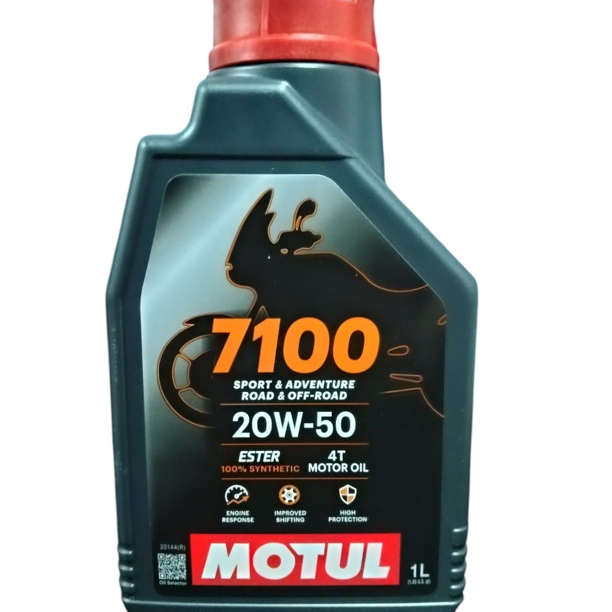 MOTUL - Aceite Motul 7100 20W-50 4T Full Sintético 1 Litro para Moto