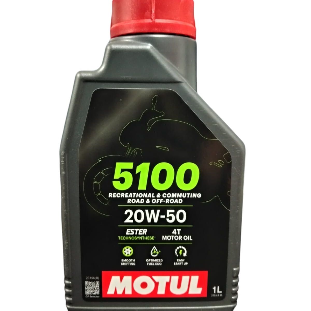MOTUL - Aceite Motul 5100 20W-50 4T Semi Sintético 1 Litro para Moto