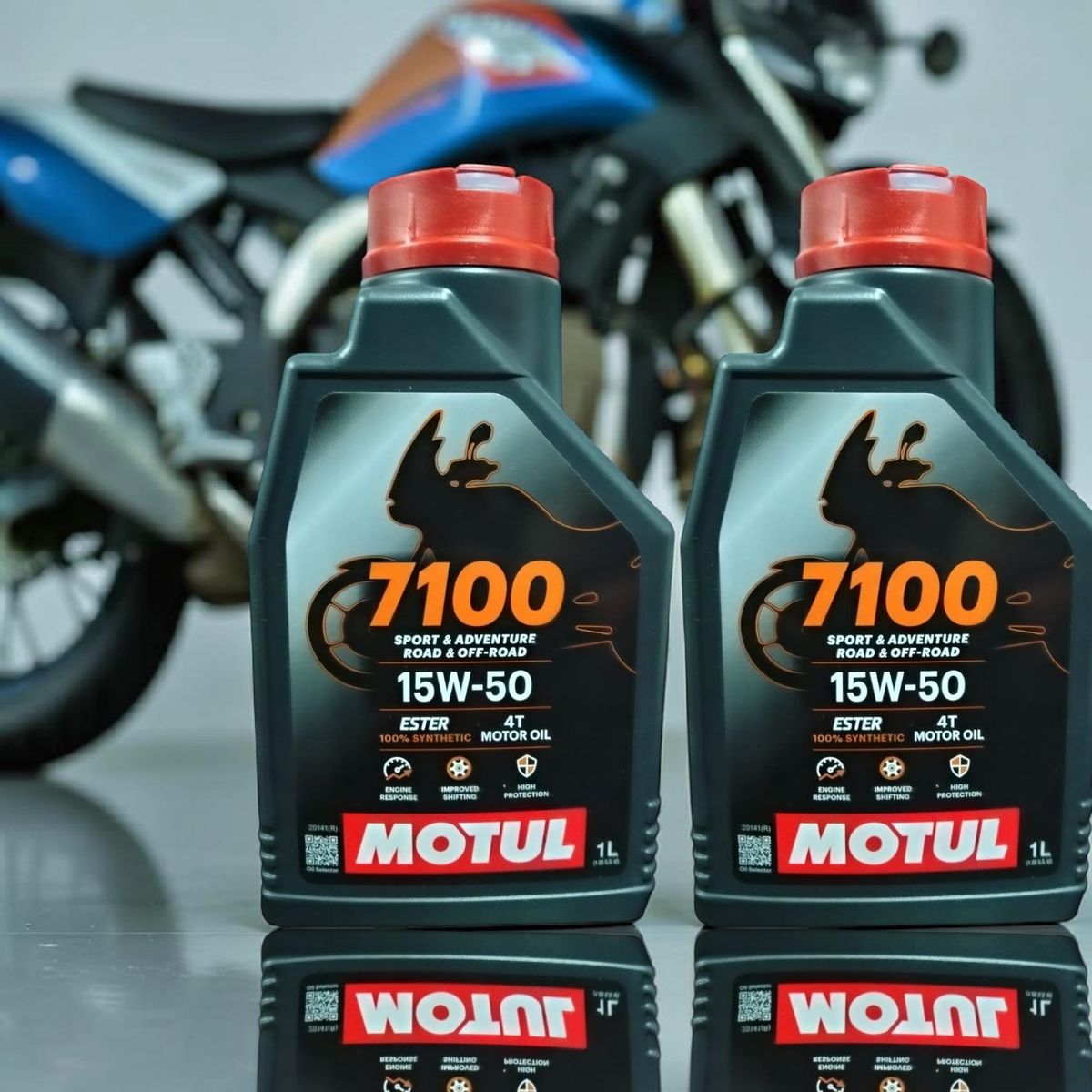MOTUL - Pack Aceite Motul 7100 15W-50 4T Full Sintético