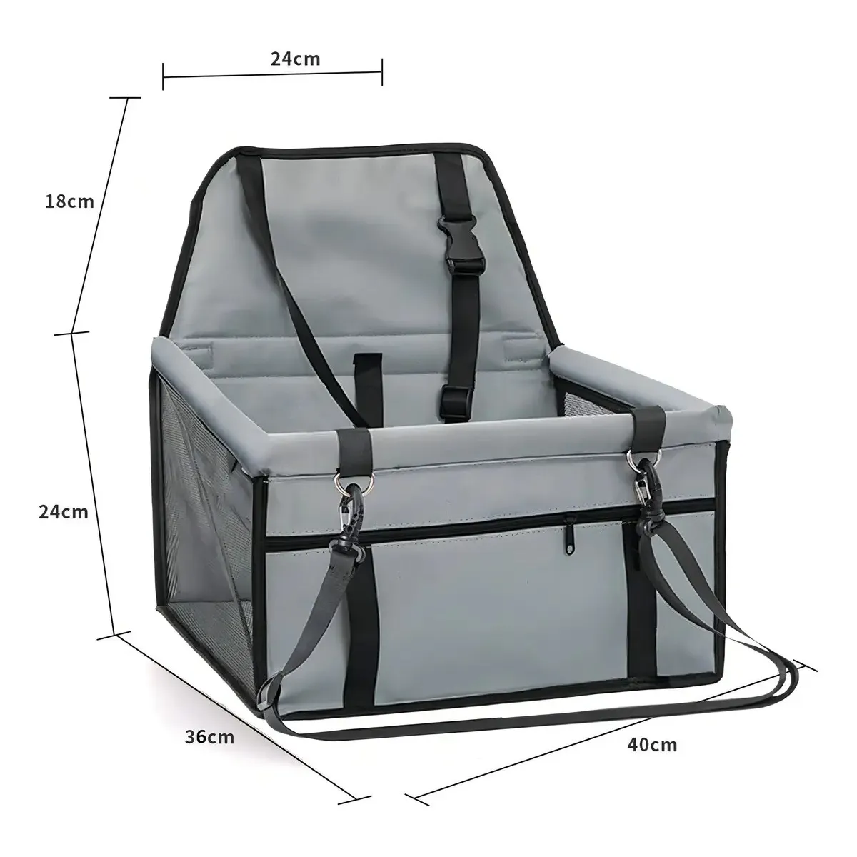 GENERICO - Asiento de Auto para Mascotas Perros y Gatos Plegable Impermeable Labg