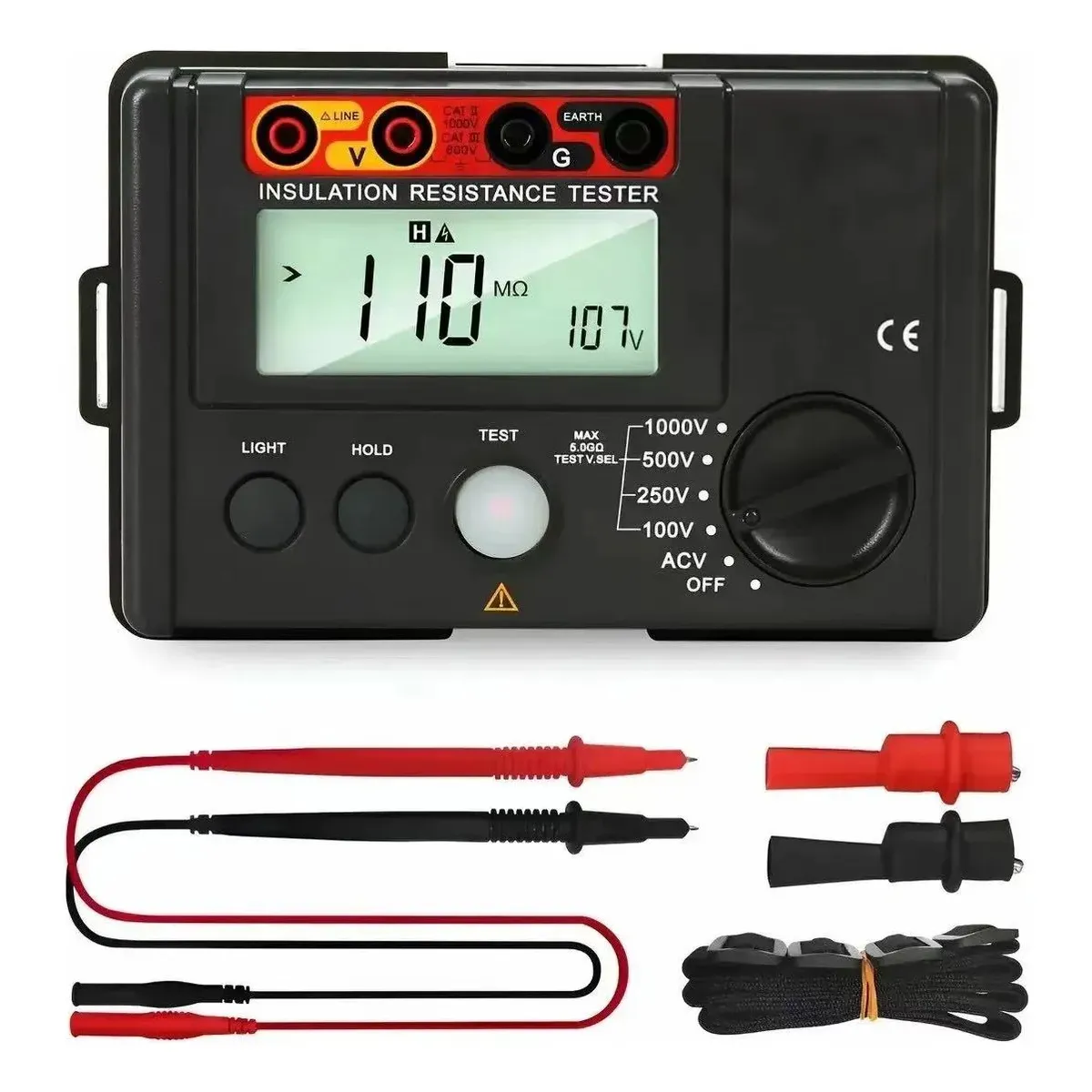 METEX - Probador Resistencia Del Aislamiento 5.5g Ohmac 750v