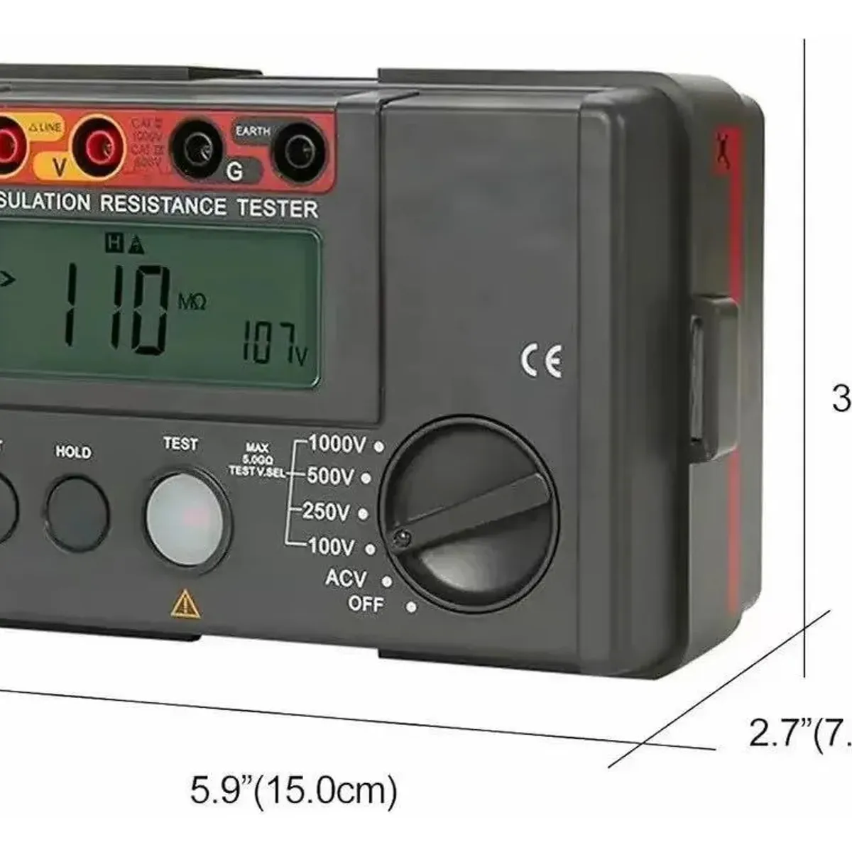 METEX - Probador Resistencia Del Aislamiento 5.5g Ohmac 750v