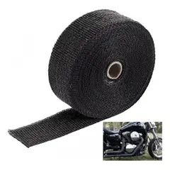 GENERICO - Cinta Termica Escape Moto Anti Quemadura Decorativa 10 Mts