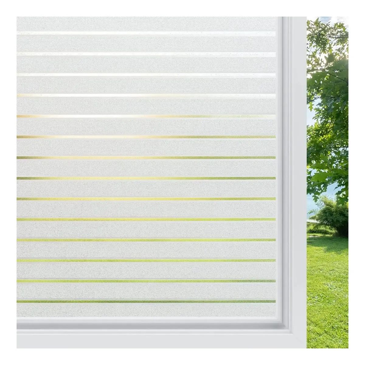 KUANGYE - Rollo Film Para Vidrios Empavonado Esmerilado Usa Ventana 1mx5m